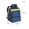 Durable Oxford Fabric Backpack for Electrician Repair Large Capacity Tool Bag with Multiple Pockets Heavy Duty Rucksack for Work