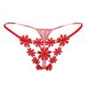 Sexy Lingerie Women's Panties Crotch Opening Transparent G-strings Thongs Solid Bowknot Underwear for Ladies Women Lace Pantys
