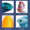 3D Printed Luminous Snake Dragon Egg Set with Movable Joints - Ornament Toy Handicraft