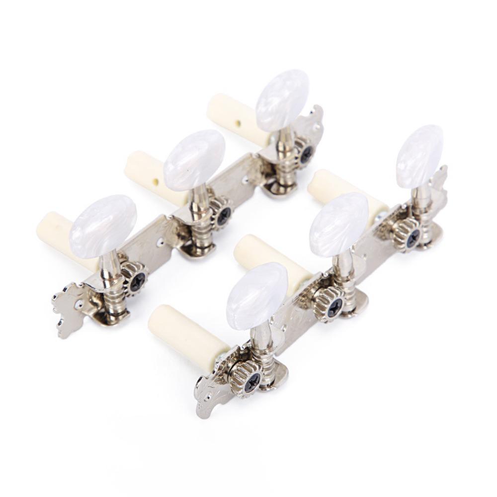 2Pcs/Set Semi-closed Machine Head Tuners Keys Metal Guitar String Tuning Pegs  Stringed Instruments