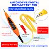 5V 24V 12V elektrická testovací sonda pro tester automobilů, diagnostické nástroje pro autobaterie, přívěsy, motocykly a příslušenství