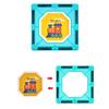 3D Magnetic Building Blocks Educational Set 77 Pieces