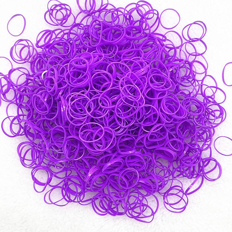 500pcs Cute Colourful Rubber Ring Disposable Elastic Hair Bands Ponytail Holder Rubber Band Scrunchies Kids Hair Accessorie