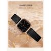2025 New Roman Numeral Small Square Elegant Women Watch Two-Hand Semi-Waterproof Casual Business Watch