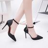 Fashion Womens High Heel Sandals With Buckle Strap For Summer Casual Wear