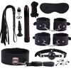 Plush Suit Whip Panty Handcuffs Vibrator Binding  Toy Set Couple SM Game Kit