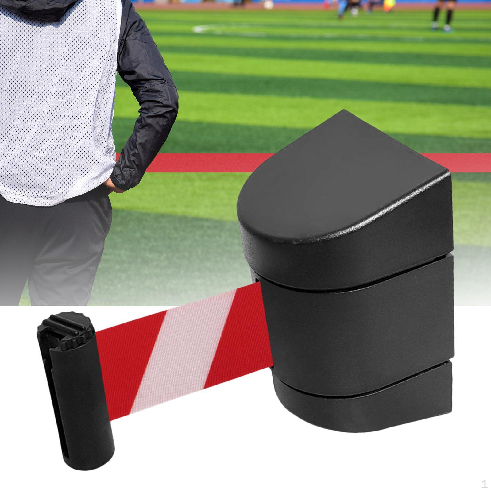 

16,4-футовый выдвижной настенный поясной барьер, многофункциональный разделитель линий для Red White Belt