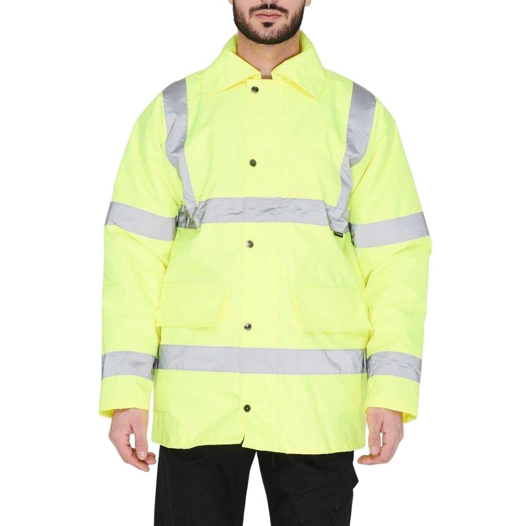 Dunlop Unisex Adult Hi-Vis Safety Parka