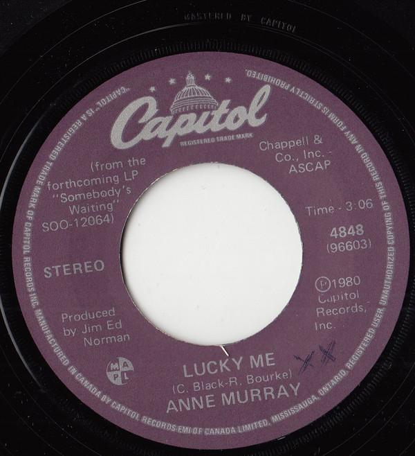 

7inch Record ANNE MURRAY - Lucky Me 4848 CAPITOL 1980 Canada Pop Used