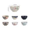 4pcs Ceramic Rice Bowl Set Cereal Soup Dessert Snack Bowl Kitchen Salad Serving Bowl Tableware Microwave Safe Japanese Style 5"