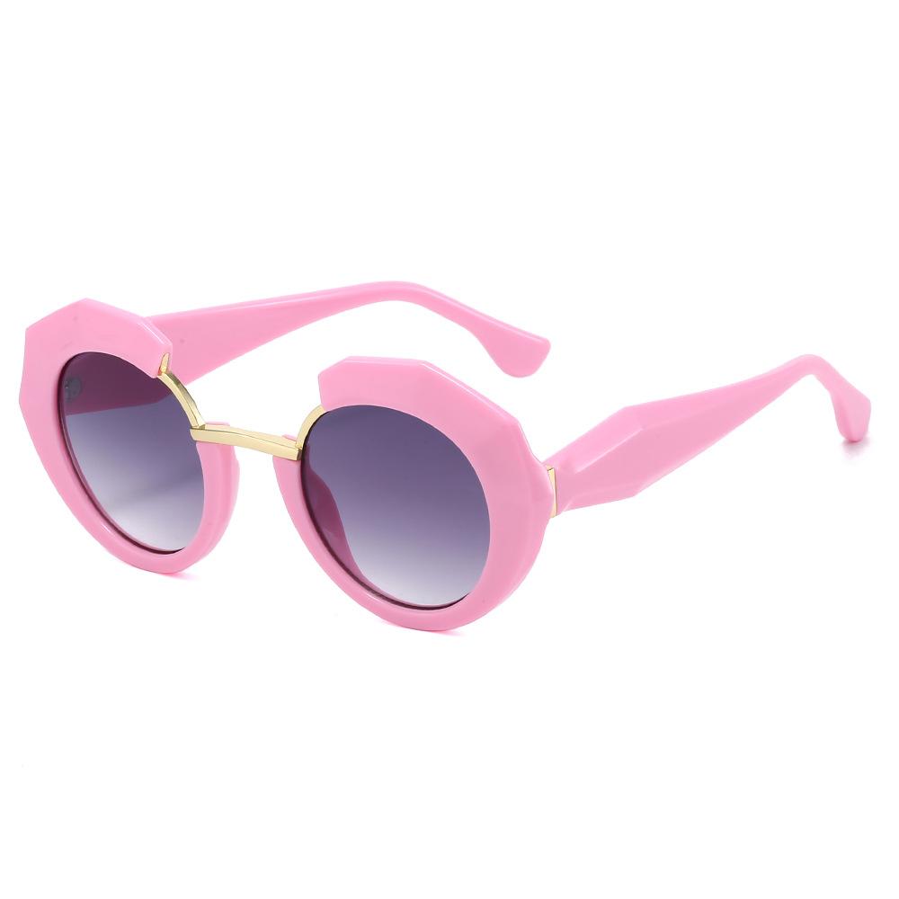 Unisex Irregular Women Sunglasses UV400 Fashion Designer Brand Black Y2K Trend Eyewear Cute Stylish Men Female Glasses
