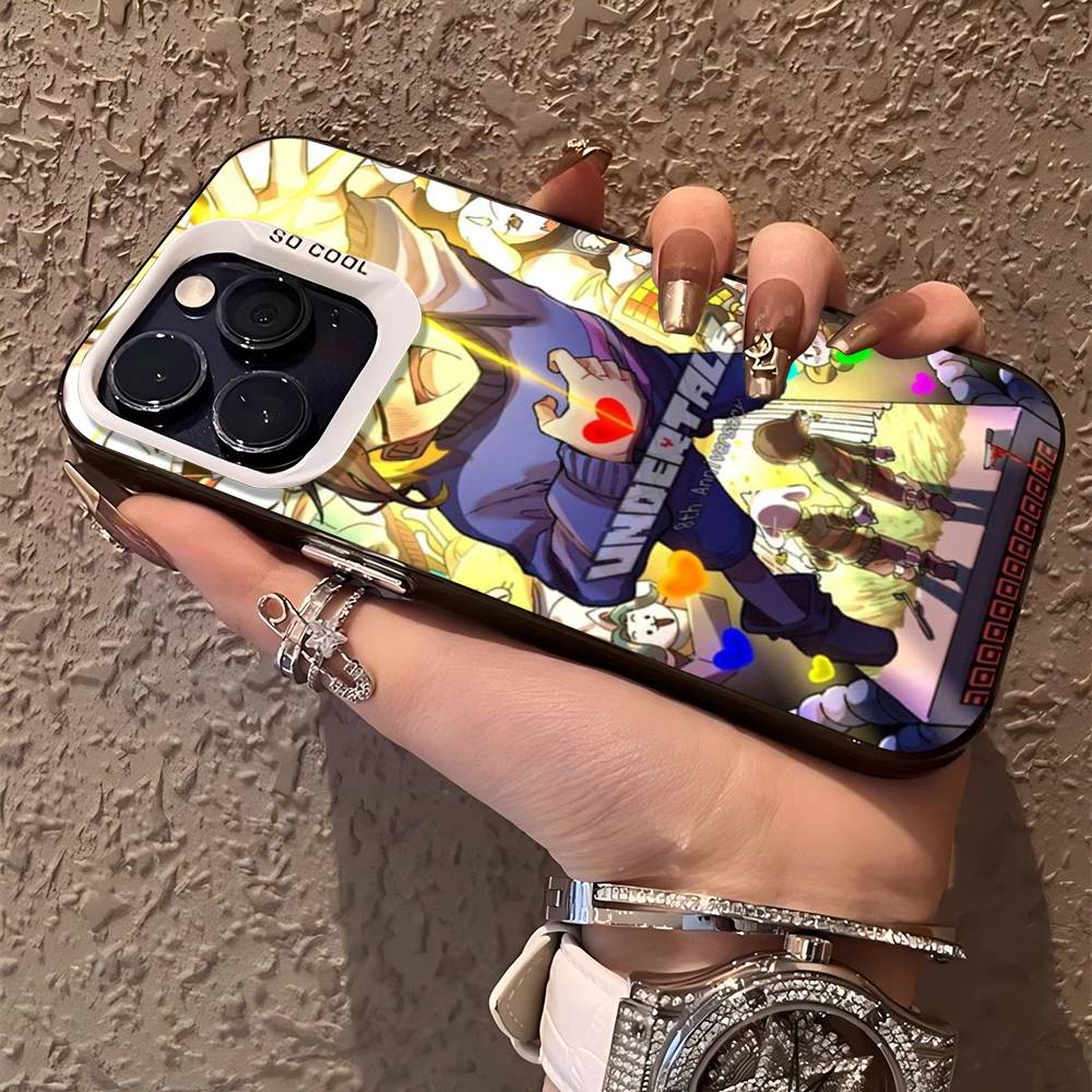 U-Undertale Phone Case For IPhone 17 16 15 14 13 12 11 Pro Max Plus Color Silver Cover