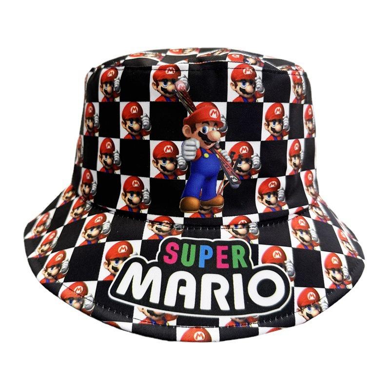 Super Mario Printed Fisherman Hat For Men And Women