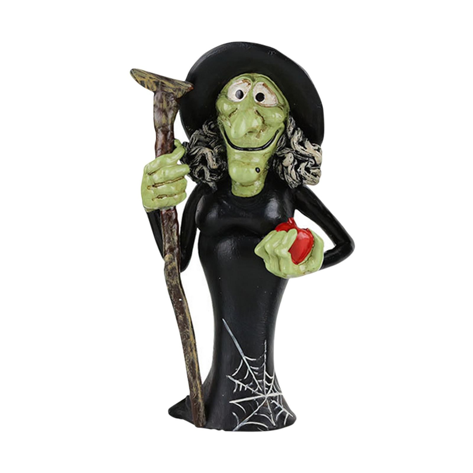 

Статуя ведьмы из смолы, скандинавский минималистский декор ручной работы, украшения для дома, скульптура, украшение для офиса, статуэтка, подарки