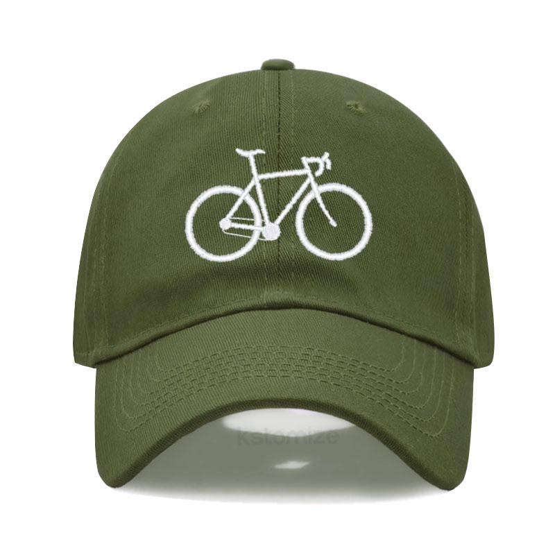 Soft Cotton Baseball Cap for Women Men Adjustable Fashion Bicycle Embroidered Dad Hat Unisex Classic Golf Caps