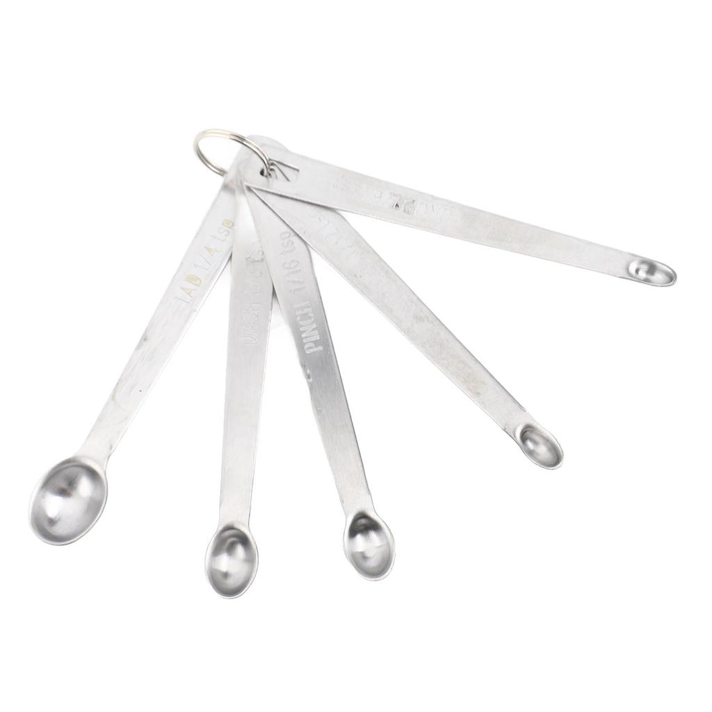 Mini Measuring Spoon Set Kitchen Seasoning Measuring Spoon Five Piece Set Combination Stainless Steel Measuring Spoon 5