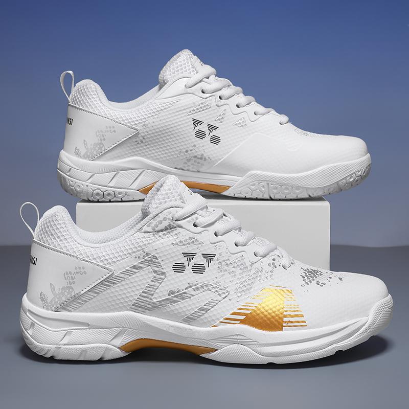 

Мужские и женские кроссовки для бадминтона, тренировочные, удобные, для матчей, полевые, нескользящие, спортивные, роскошные, дизайнерские, для волейбола, тенниса 35