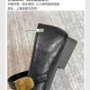 Fashion Retro Mary Jane Shoes Spring New Low Heel Rubber Sole Single Shoes Commuting Versatile Small Leather Shoes Breathable