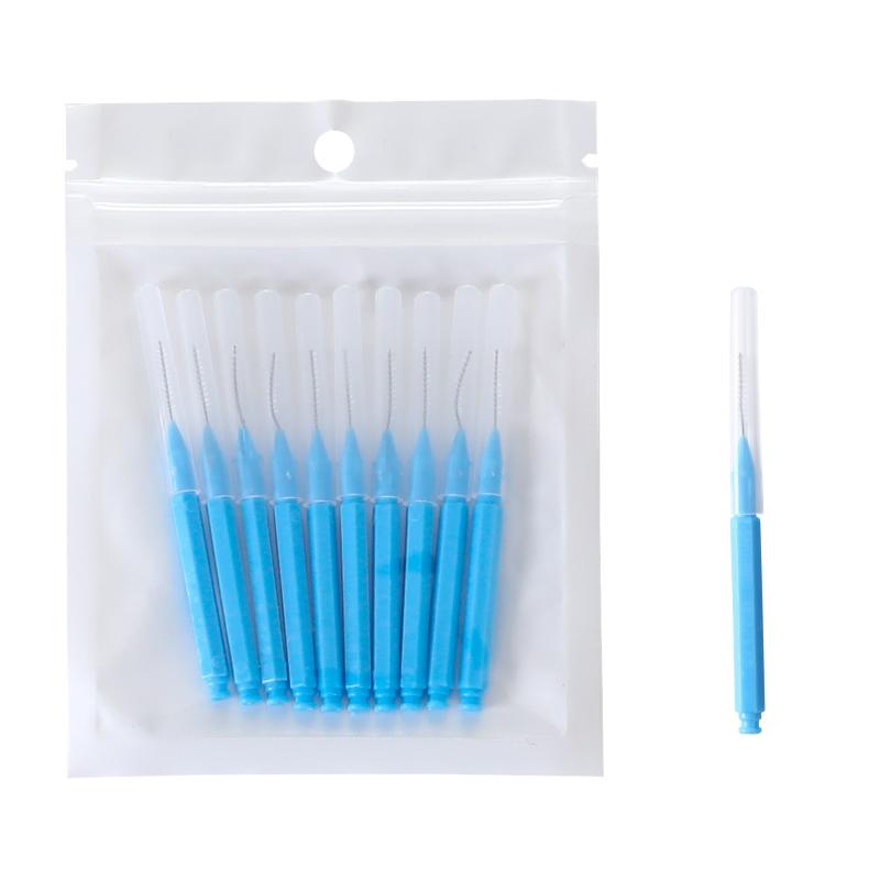 30Pcs I Shaped Interdental Brush Orthodontic Correction Tooth Gap Brush Teeth Braces Cleaning Soft Bristles