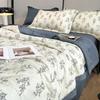 Yamok Washed Cotton-Linen Soybean Fiber Summer Quilt Set