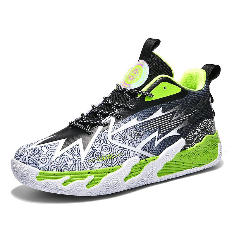 

Спортивные кроссовки Yuanyang High Top, новые трендовые баскетбольные кроссовки для молодежи на все сезоны, стелька из полиуретана 40