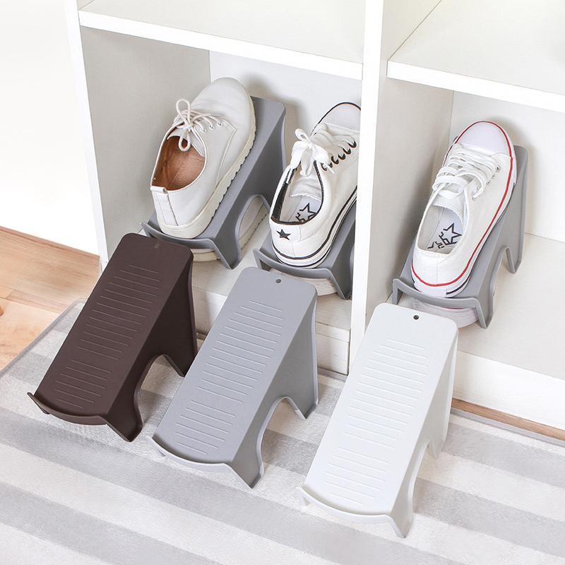 1/5Pcs Adjustable Shoe Rack Organizer Shoe Slot Space Saver Double-Layer Shoe Rack Organization Shoes Storage Rack Shoe Box