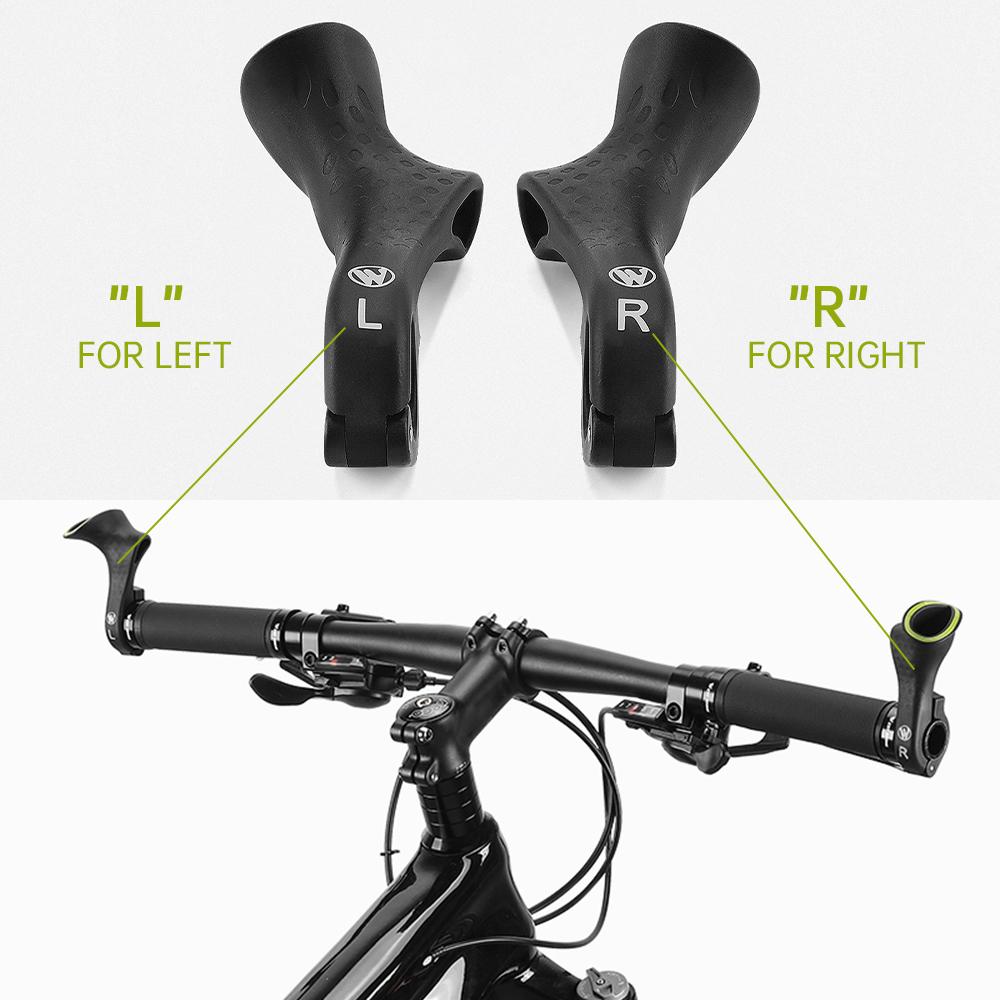 Bicycle Bar Ends Ergonomic Antislip MTB Mountain Bike Handlebar Ends for 21.822.8mm Handlebars