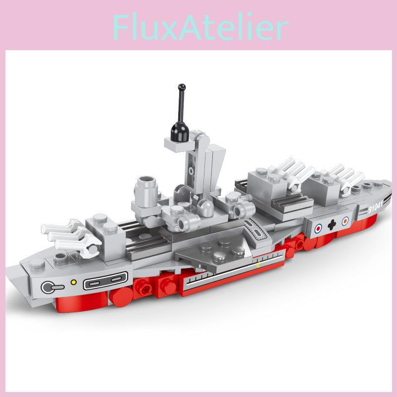 Aircraft Warship Carrier Assembly Building Block Model Ornament Children Toys