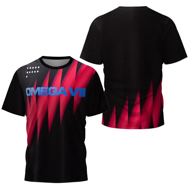 Herren- und Damen-T-Shirts, schnell trocknend für Sport, Radfahren, 3D-Druckmuster, Rennsportbekleidung, spezifisch für nationale Wettkämpfe