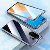 Kovový rám 360 Plná ochrana Pouzdro Pro Vivo X200 FE Magnetická Adsorpce Oboustranný Kryt z Tvrzeného Skla Pro VIVO S30 Pro mini