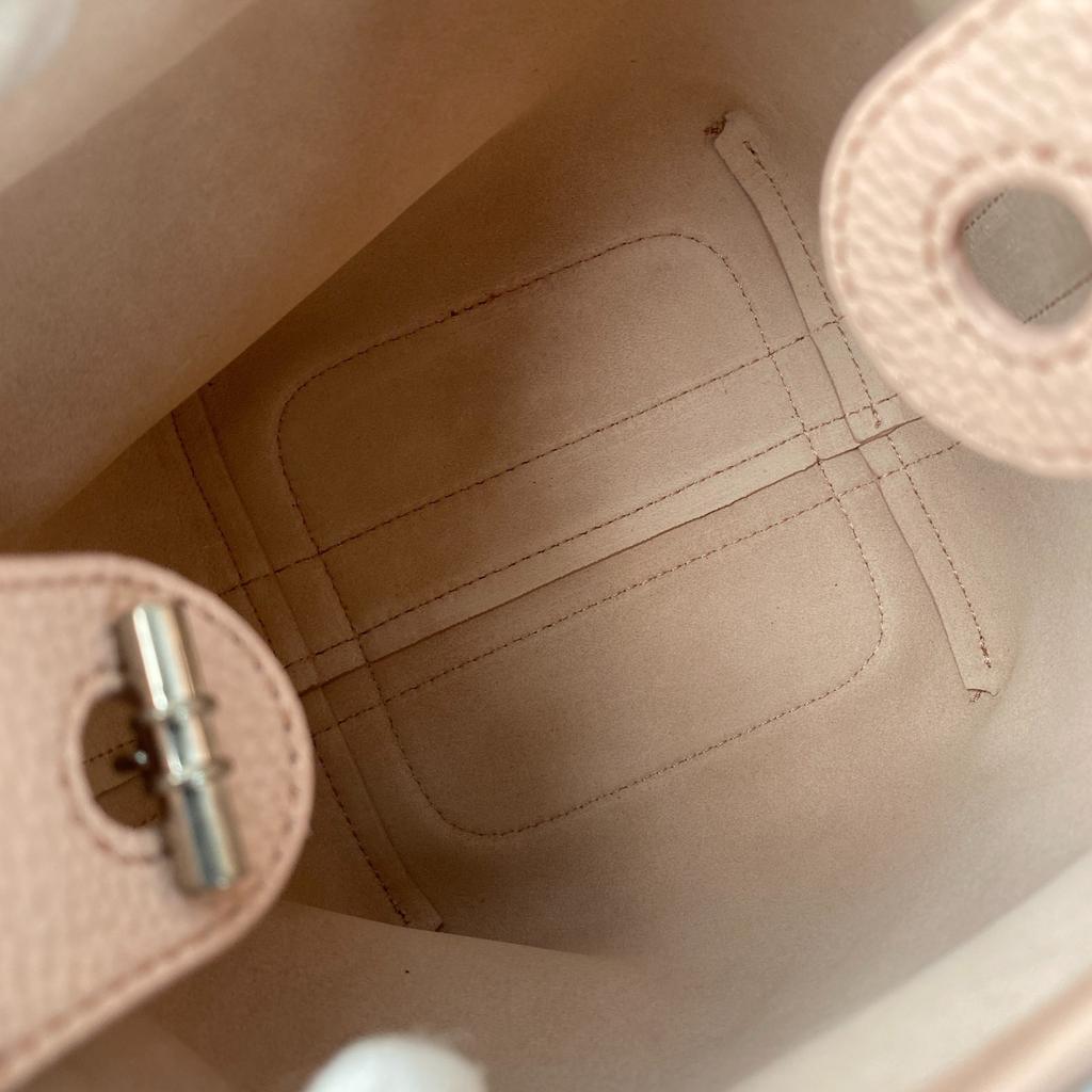 Used Loro PianaShoulder Bag Pink Leather Women