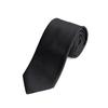 [Y&TAILOR] Formal Necktie for Weddings, Funerals, and Other Occasions [Black] 100% Silk from Tango, Kyoto Domestically Made by Y&TAILOR (Twill Plain)