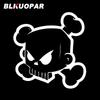 BLKUOPAR for Ken Block Skull  Car Stickers Occlusion Scratch Fashionable Decals Cartoon Windshield Trunk Decor Car Goods