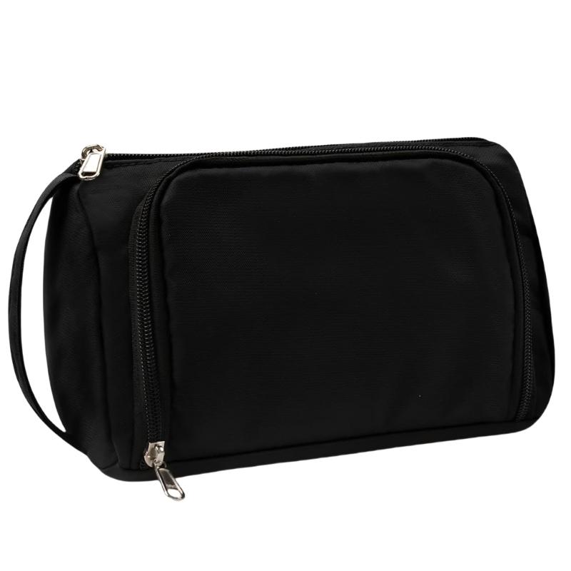Large Capacity Cosmetic Bag Toiletry Bag Travel Makeup Bag PU Leather Cosmetic Organizer Wash Bag for Women and Girls