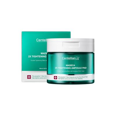 Madeca Doppelt Straffendes Ampullen-Pad 165ml (60 Blatt) 1 Stück Elastizitätsabsorption Porenlifting TECA Wasserglanz Hautkühlung