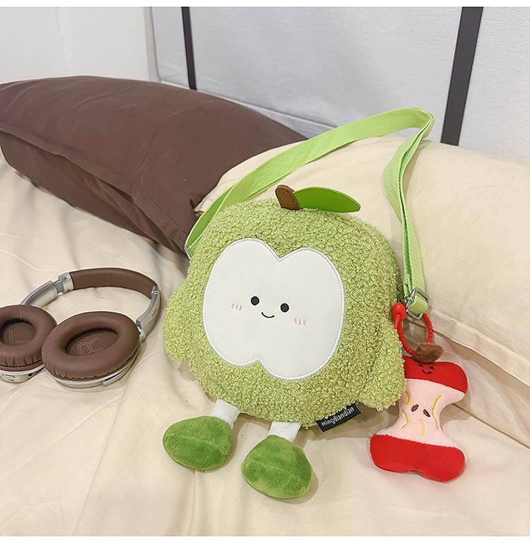 Schoolbag New High-value Fresh and Sweet Cute Apple Backpack Kindergarten Grades 1-1 Lightweight Large-capacity Backpack