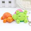 Creative Turtle Keychain LED Light Sound Key Ring Holder Bag Hanging Pendant