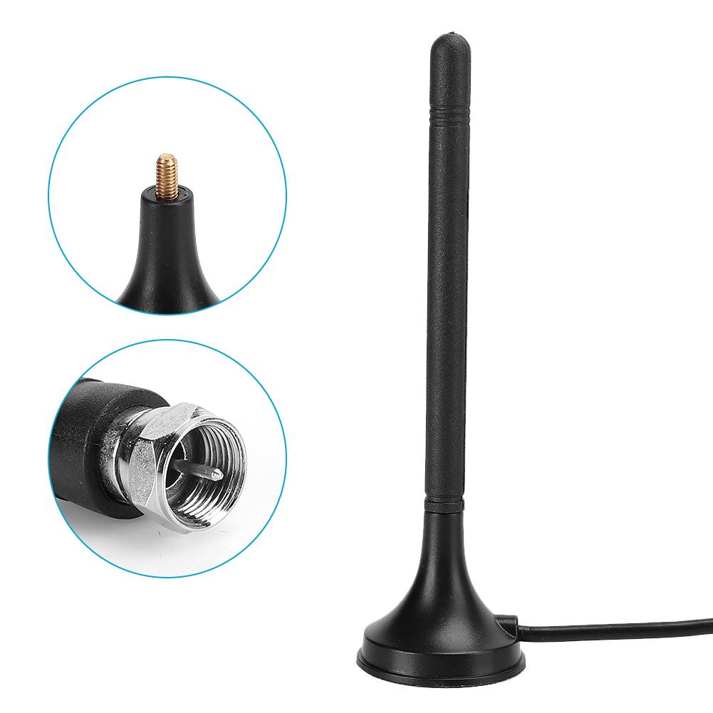 2 Stück TW4 Antenne DVB T Kleine Saugnapf HDTV Dual Innen Digitalfernsehen TV Antenne
