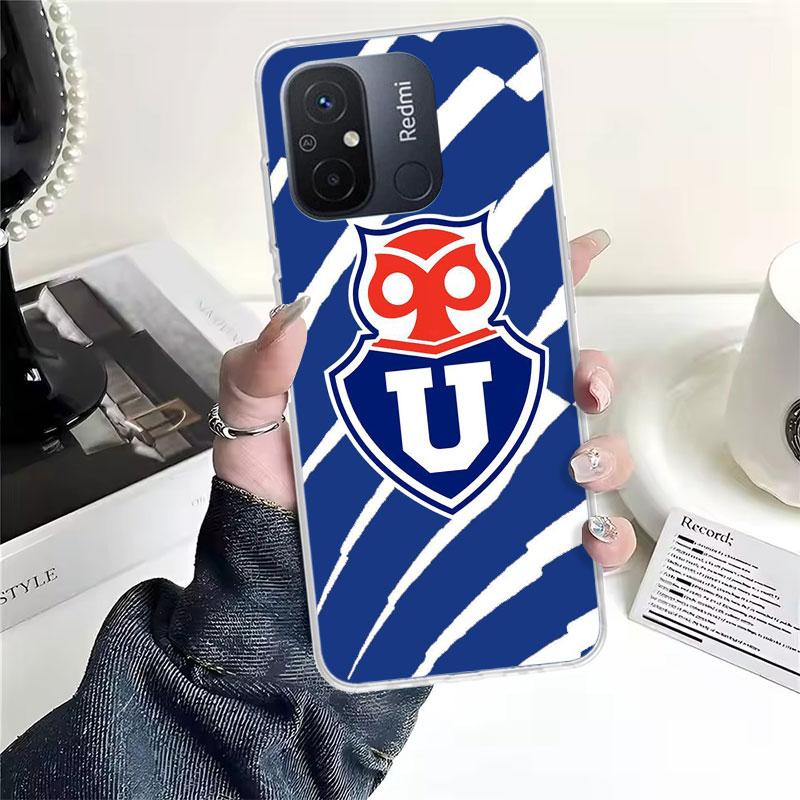 De Chile U-University Logo For Xiaomi Redmi 13C 13 12C 12 14C Phone Case 10 10A 10C 9 9A 9C 9T 8A 8 7A 7 6A 6 Pro K70 K60 K40 K2