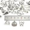 20pcs Vintage Metal Mixed Random Cat Charms Animal Pendants For Jewelry Making Diy Handmade Jewelry