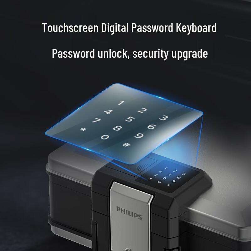Philips Portable Waterproof Flip-Top Safe