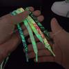 1 pár svítících tkaniček do bot Zářící fluorescenční tkaničky Pro tenisky Ploché tkaničky Boty Tkaničky do bot 120/140/160CM