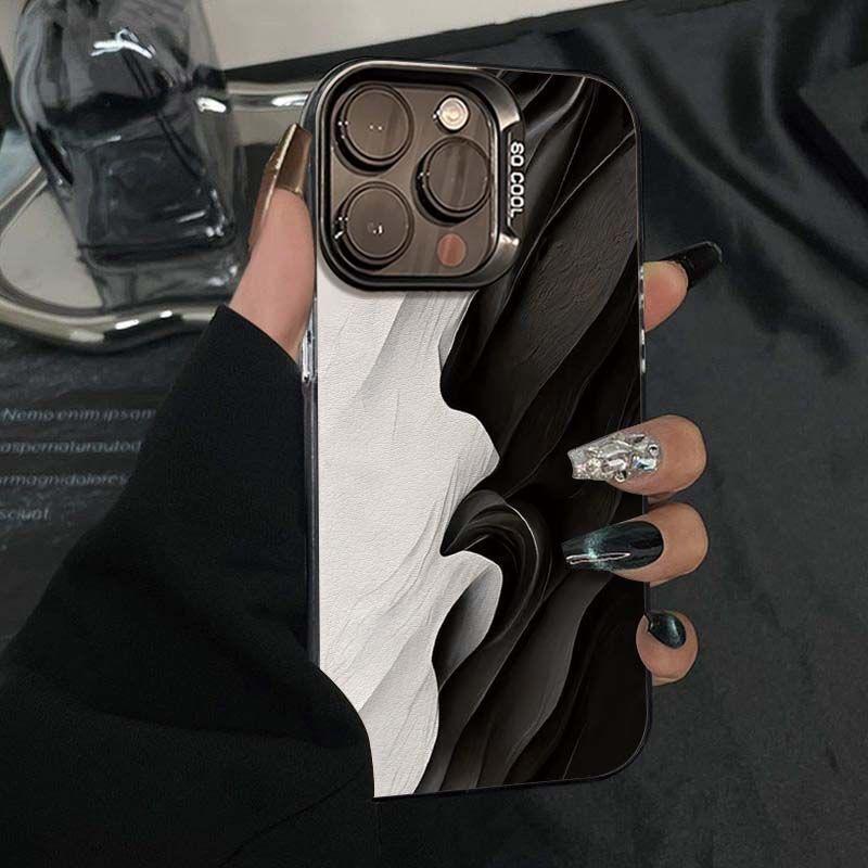 Simple Green Frosted Pattern Phone Case For Samsung Galaxy S25 Ultra S24 S23 S22 S21 Plus S20 FE A55 A54 Shockproof Back Cover