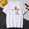 Cotton Breathable Childrens Tshirt 2026 Summer New Black Cat Jiji Printed Casual Parent Child Wear for Boys and Girls