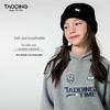 Girl's Autumn Winter Round Neck Letter Print Thick Fleece Sweatshirt