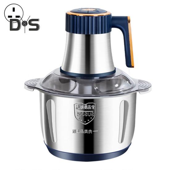 Mașină de tocat carne electrică de 5L, capacitate mare, viteză reglabilă, multifuncțională, tocator de carne pentru legume, robot de bucătărie