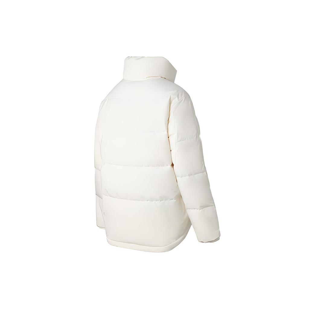 Li Ning Down Jackets Women's Mist White Stand Collar Moderate Other AYMQ038-2