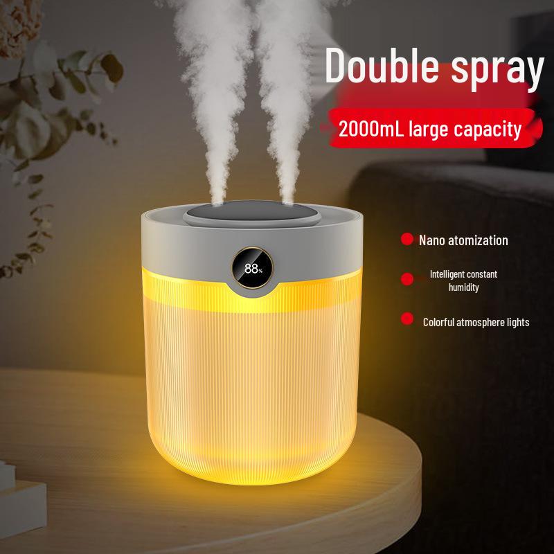 5L Large Capacity Humidifier for Home & Office with Touch Controls and Aroma Diffuser