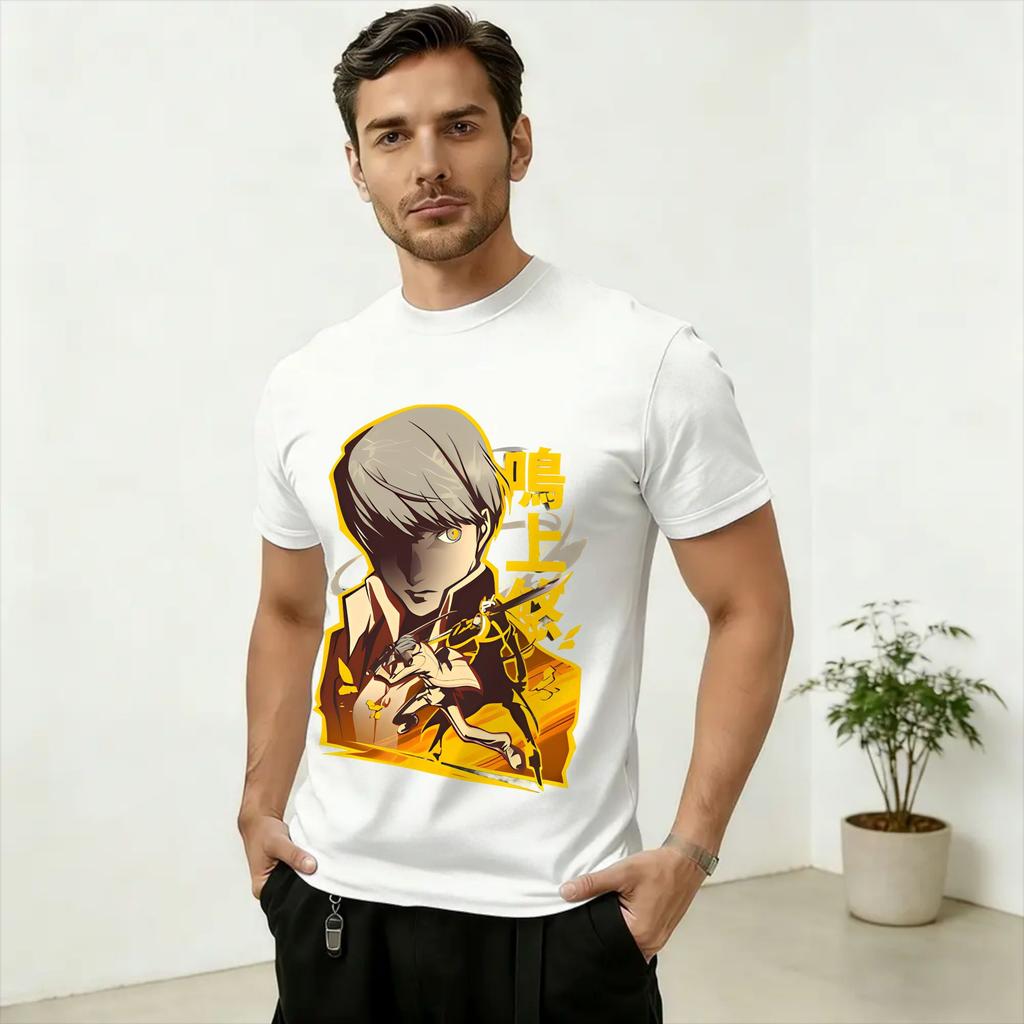 Unisex Yu Narukami PPersonas T Shirts Cotton Clothes Funny Short Sleeve Round Neck Tees Summer TShirt