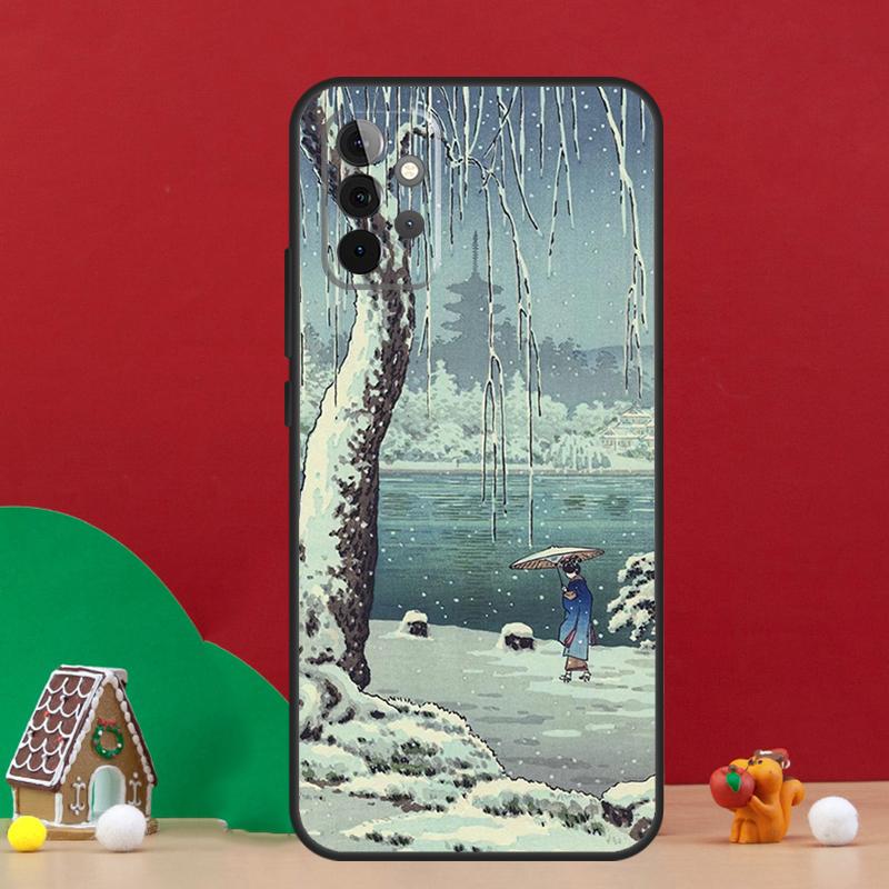 Japanese Ukiyo-e Art Case For Samsung Galaxy A17 A06 A16 A56 A36 A54 A34 A14 A52 A32 A13 A23 A33 A53 A15 A35 A55